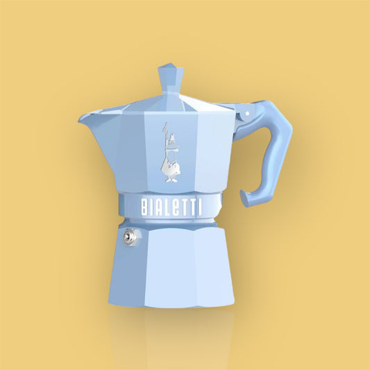 Moka Exclusive Light Blue 3 Cups