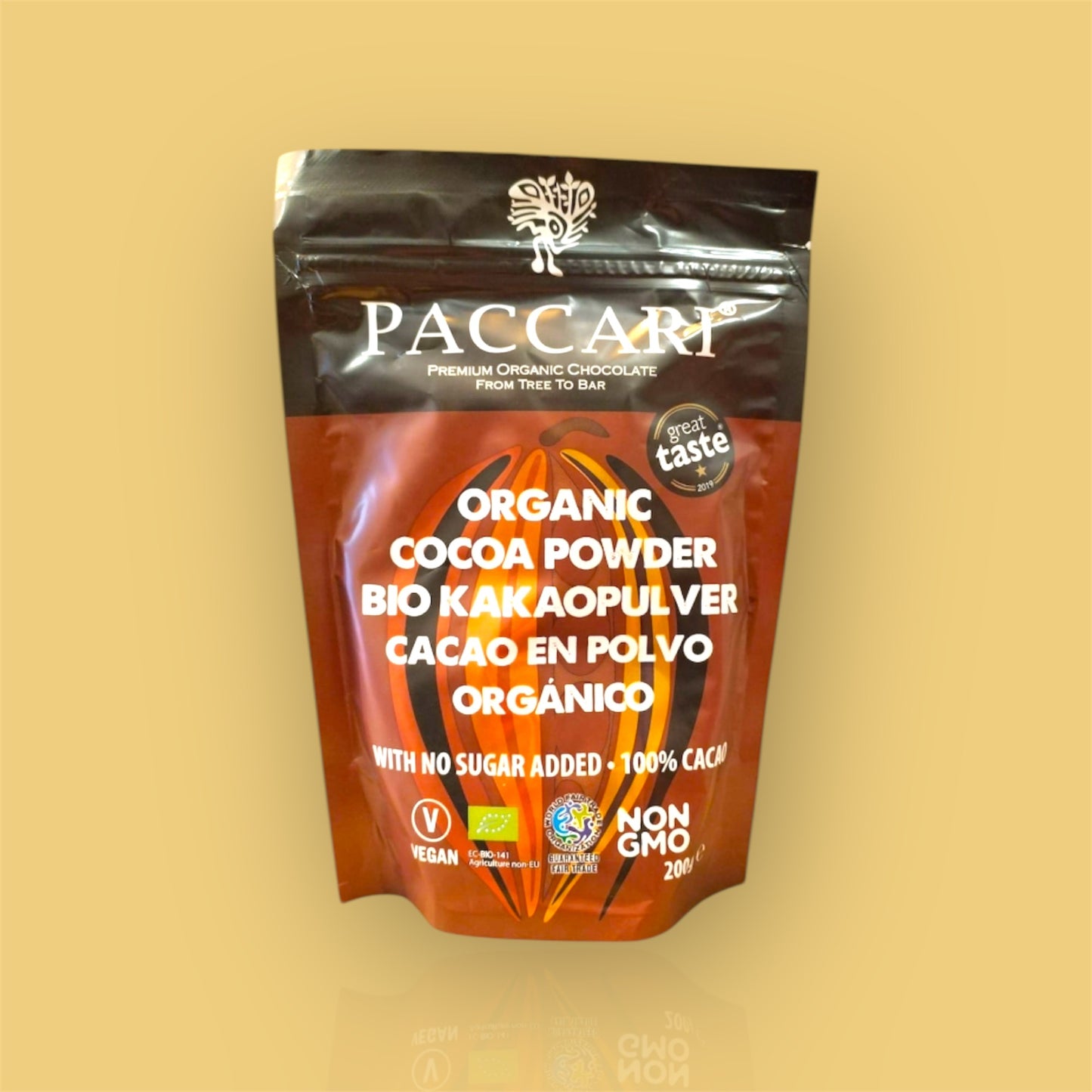 PACCARI - Cacao en Polvo Orgánico - 100% Cacao - Ecuador