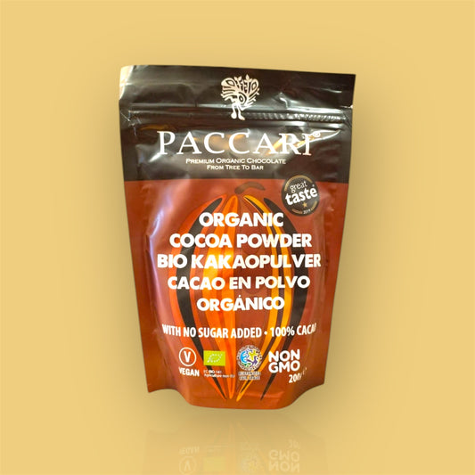 PACCARI - Cacao en Polvo Orgánico - 100% Cacao - Ecuador