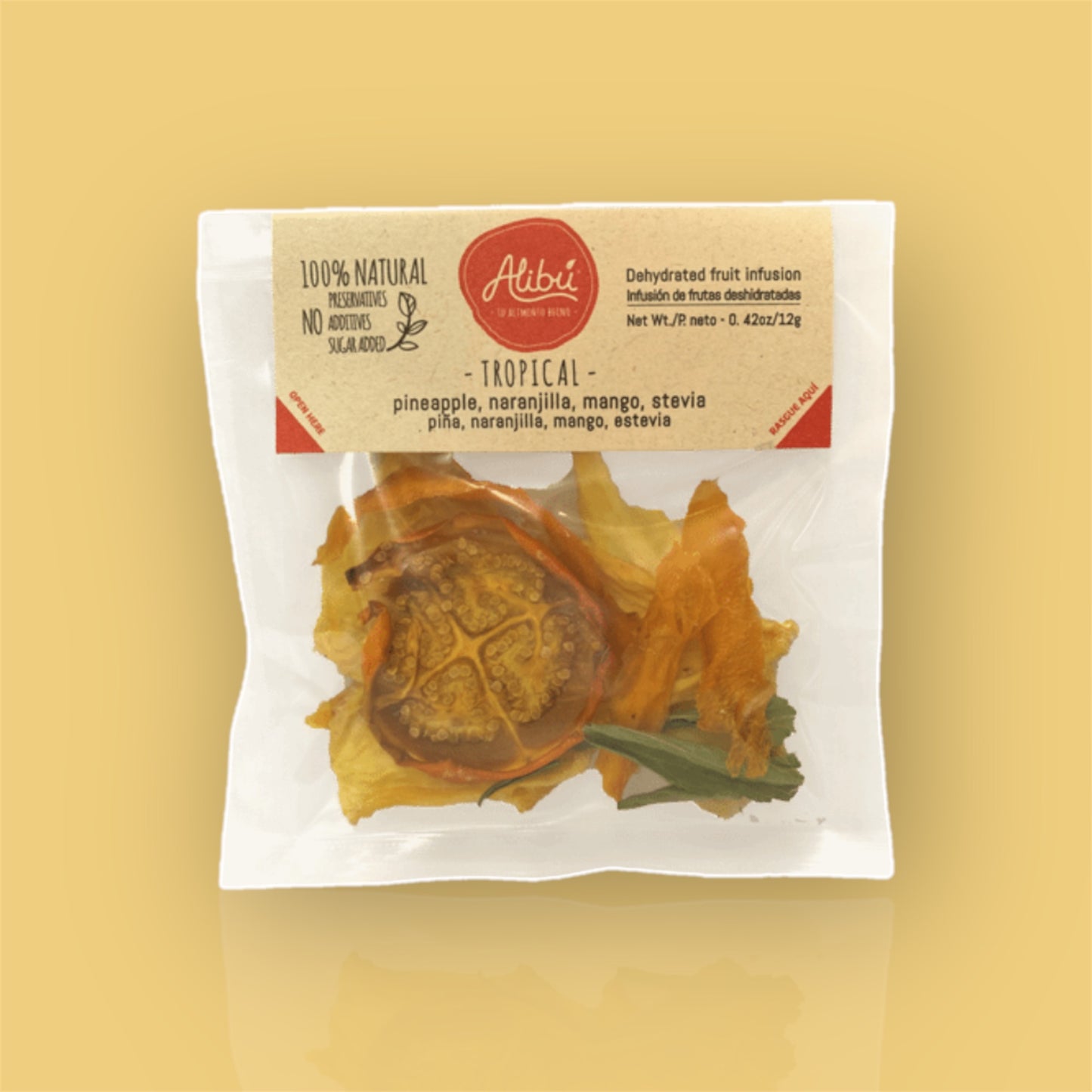 Alibú TROPICAL Infusión Frutas Deshidratadas Sachet 12gr